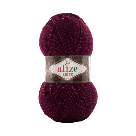 Sal Abiye (Alize) 57 бордо, пряжа 100г