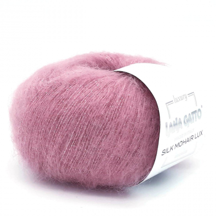 Silk Mohair Lux (Lana Gatto) 7259 крымская роза, пряжа 25г
