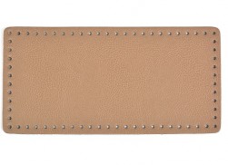 TBY-8692-БЖ донышко для сумки прямоугольник экокожа, цв. бежевый 25х10см