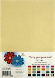 FLT-S1-11 фетр декоративный кремовый 180г, 21х30см, 1мм