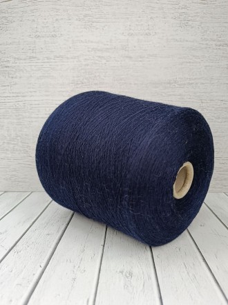 Maura (Suedwolle group) цв.Navy, пряжа бобинная итальянская 1г