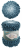Puffy Fine Ombre Batik (Alize) 7263 тем.бирюза, пряжа 500г