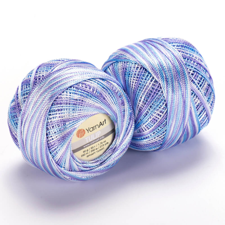 Tulip (Yarnart) 449 Синий меланж, пряжа 50г