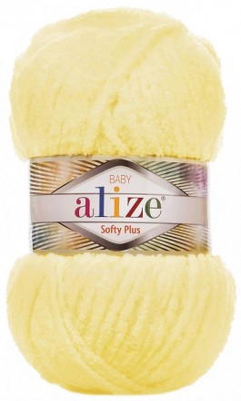 Softy Plus (Alize) 13 св.лимон, пряжа 100г