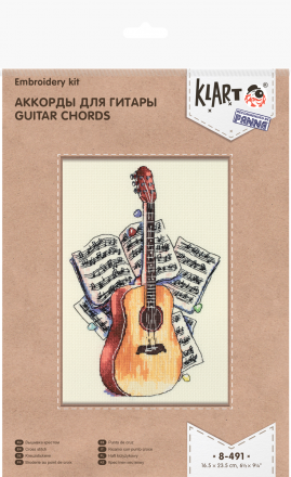 8-491 &quot;Аккорды для гитары&quot; набор для вышивки крестом