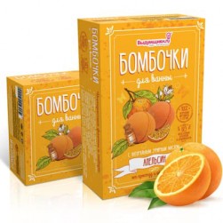 Набор для изготовления бомбочек для ванны с натуральным эфирным маслом (Апельсин)