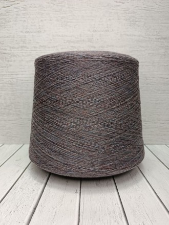Cashmere (Loro Piana) цв.меланж, пряжа бобинная итальянская 1г