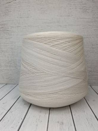 Maura (Suedwolle group) цв.Old Lace, пряжа бобинная итальянская 1г