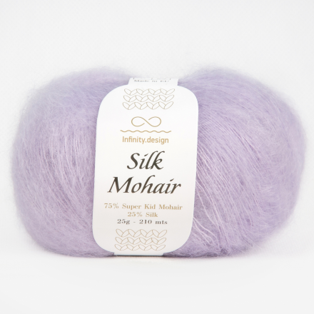 Silk Mohair (Infinity) 5031 лиловый, пряжа 25г