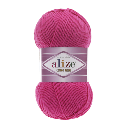 Cotton Gold (Alize) 149 фуксия, пряжа 100г