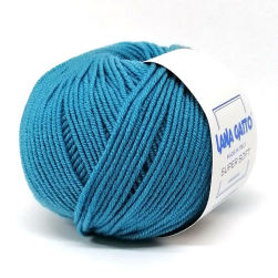 Super Soft (Lana Gatto) 14607 бирюза, пряжа 50г