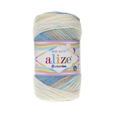 Sekerim bebe batik (Alize) 4398, пряжа 100г