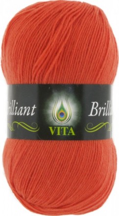 Brilliant (Vita) 5122 гренадин, пряжа 100г