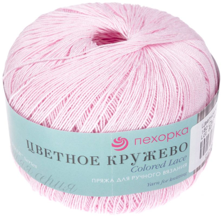 Цветное кружево (Пехорка) 180 св.бегония, пряжа 50г