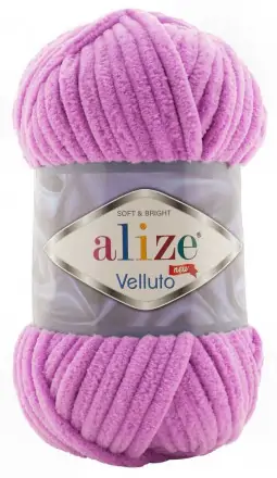 Velluto (Alize) 378 орхидея, пряжа 100г