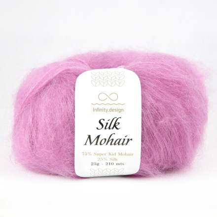 Silk Mohair (Infinity) 5033 светлый пурпур, пряжа 25г