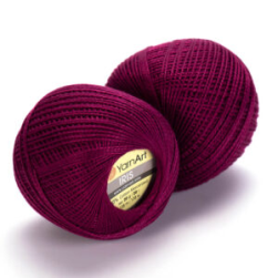Iris (Yarnart) 920 вишневый, пряжа 20г