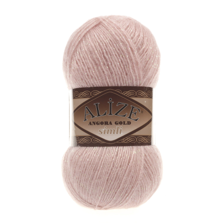 Angora Gold Simli (Alize) 161 пудра, пряжа 100г