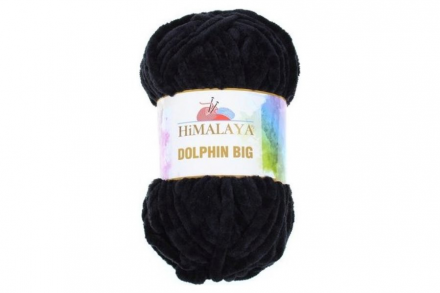 Dolphin Big (Himalaya) 76706 черный, пряжа 200г