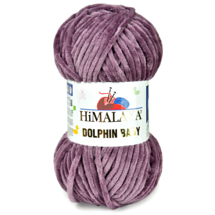 Dolphin Baby (Himalaya) 80377 пыльная фиалка, пряжа 100г