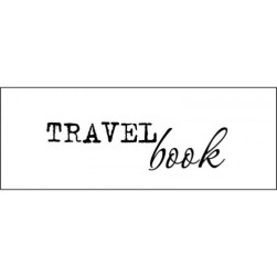 STAMP1147 &quot;Travel book&quot; штамп для рукоделия 4,9 см х 1,3 см