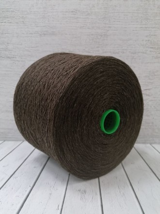 Supersoft (Zegna Baruffa) 200435 шоколад меланж, пряжа бобинная итальянская 1г