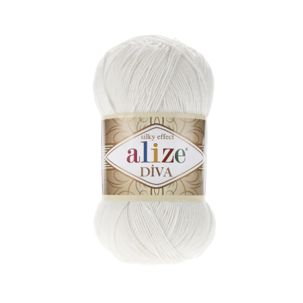 Diva (Alize) 450 жемчужный, пряжа 100г