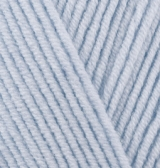 Cotton Gold (Alize) 513 нежно голубой, пряжа 100г