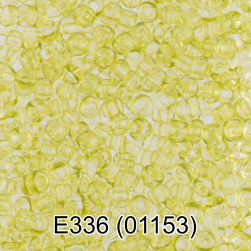 01153 (E336) салатовый круглый бисер Preciosa 5г