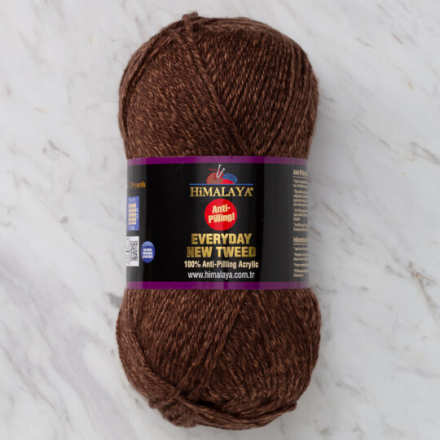 Everyday New Tweed (Himalaya) 75110 коричневый, пряжа 100г