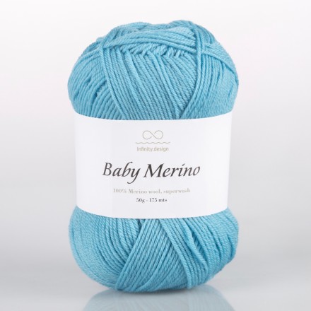 Baby Merino (Infinity) 6543 бирюза, пряжа 50г