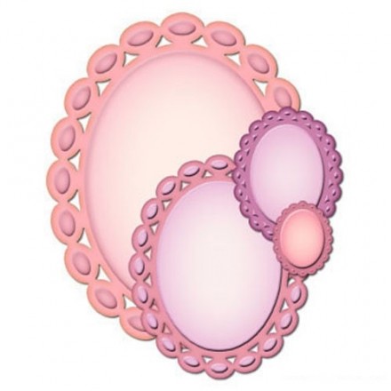S4-294 Нож для вырубки Beaded Ovals (Spellbinders)