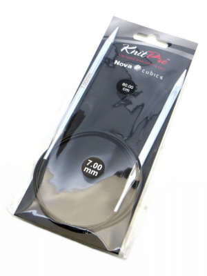 12203 Nova Cubics KnitPro спицы круговые 7 мм 80 см
