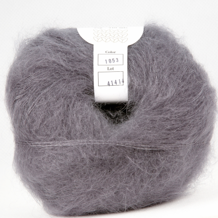 Silk Mohair (Infinity) 1053 темный серый, пряжа 25г