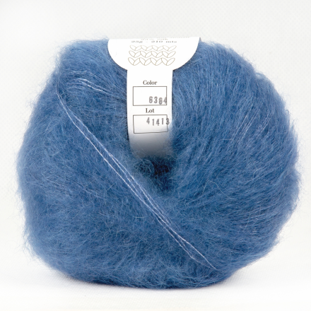 Silk Mohair (Infinity) 6364 синий, пряжа 25г