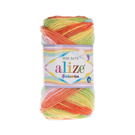 Sekerim bebe batik (Alize) 4400, пряжа 100г