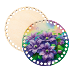 ДВ-01 06 Клематис, набор донышек для вязания 15х0,4 см2шт