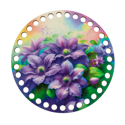 ДВ-01 06 Клематис, набор донышек для вязания 15х0,4 см2шт