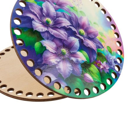 ДВ-01 06 Клематис, набор донышек для вязания 15х0,4 см2шт