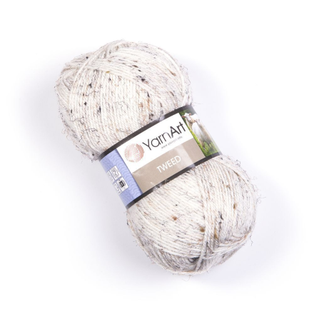 Tweed (Yarnart) 221 крем, пряжа 100г