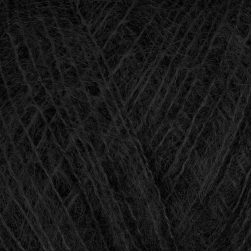 Super Kid Mohair (Gazzal) 64409 черный, пряжа 25г