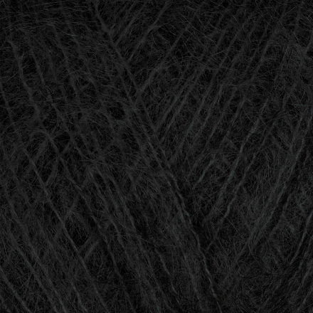 Super Kid Mohair (Gazzal) 64409 черный, пряжа 25г