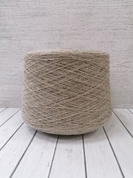 Supersoft (Zegna Baruffa) 205436 серо-бежевый, пряжа бобинная итальянская 1г