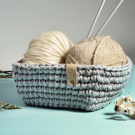 9797216 &quot;Hand made&quot; бирка с кнопкой цвет ассорти, 1шт