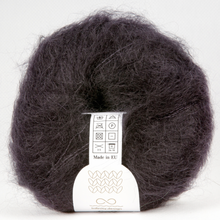Silk Mohair (Infinity) 1099 черный, пряжа 25г
