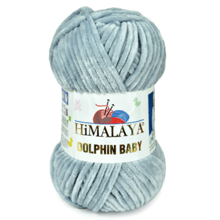 Dolphin Baby (Himalaya) 80380 голубая сталь, пряжа 100г