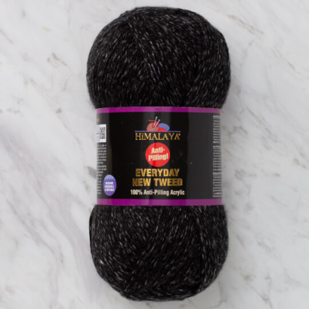Everyday New Tweed (Himalaya) 75112 черно-серый, пряжа 100г