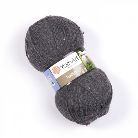 Tweed (Yarnart) 225 тем.серый, пряжа 100г