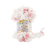 Puffy Color (Alize) 6492 белый-розовый, пряжа 100г
