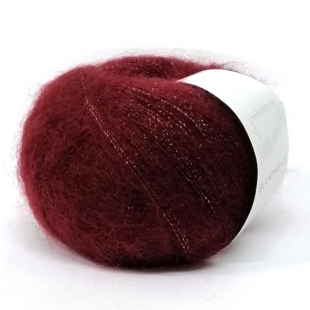 Silk Mohair Lux (Lana Gatto) 5891 бордовый, пряжа 25г